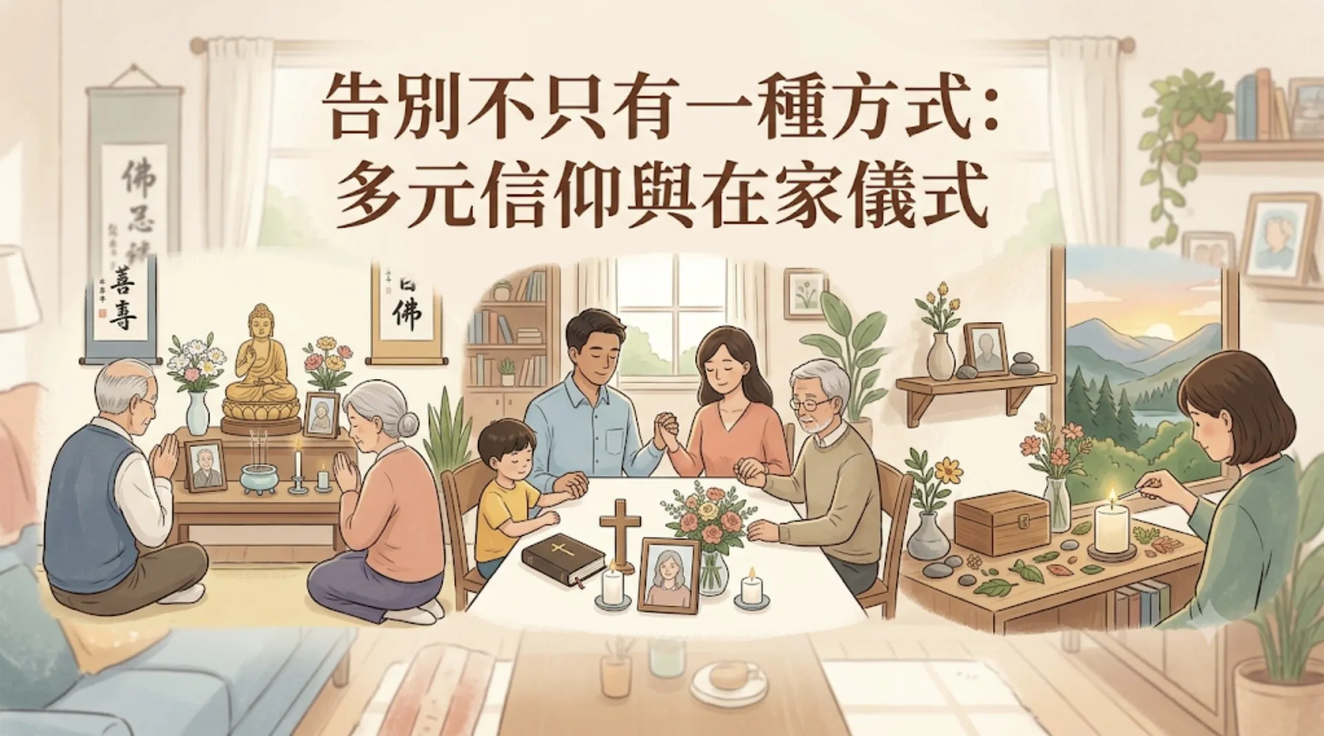 告別不只有一種方式：多元信仰與在家儀式｜暮浴寵物禮儀