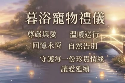 暮浴寵物禮儀的服務理念與品牌特色｜暮浴寵物禮儀